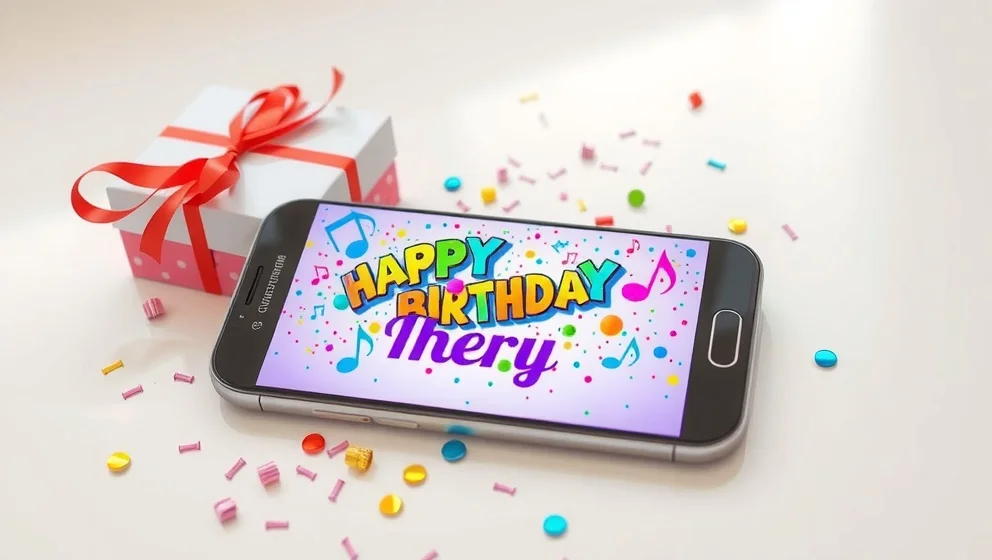 Digitala födelsedagskort med musik som gästen älskar